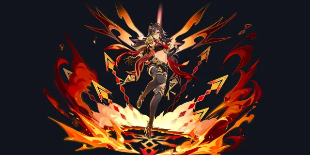 Dehya wish art, Pyro Claymore character | Genshin Impact