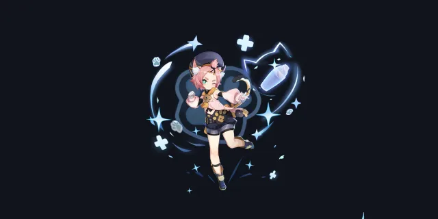 Diona wish art, Cryo Bow character | Genshin Impact