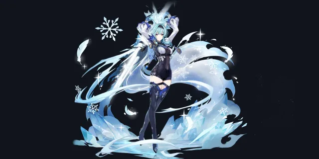 Eula wish art, Cryo Claymore character | Genshin Impact