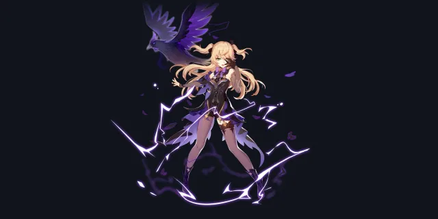 Fischl wish art, Electro Bow character | Genshin Impact