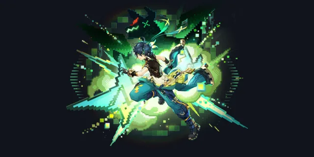 Kinich wish art, Dendro Claymore character | Genshin Impact