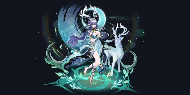 Lauma wish art, Dendro Catalyst character | Genshin Impact