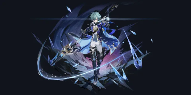 Lohen wish art, Cryo Polearm character | Genshin Impact