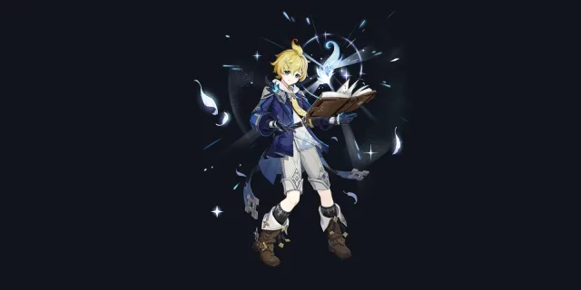 Mika wish art, Cryo Polearm character | Genshin Impact