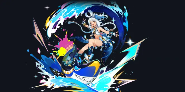 Mualani wish art, Hydro Catalyst character | Genshin Impact
