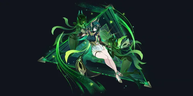 Nefer wish art, Dendro Catalyst character | Genshin Impact