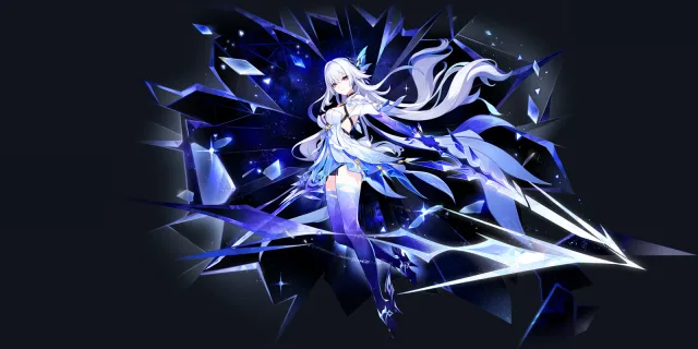 Skirk wish art, Cryo Sword character | Genshin Impact
