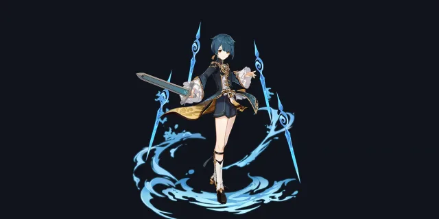 Xingqiu wish art, Hydro Sword character | Genshin Impact