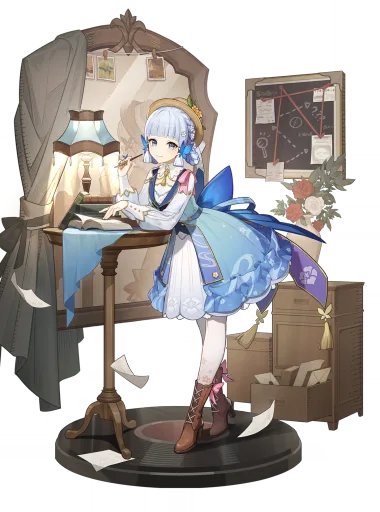 Kamisato Ayaka — Springbloom Missive outfit | Genshin Impact