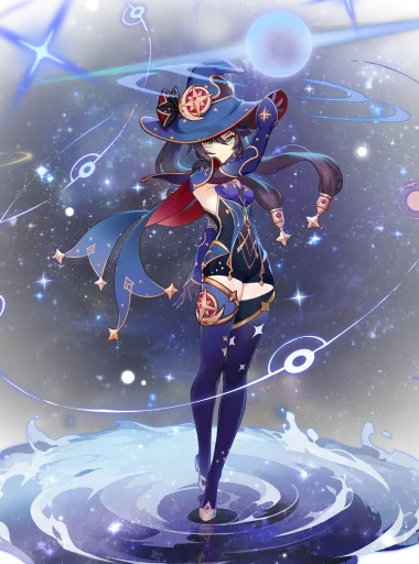 Mona — Pact of Stars and Moon outfit | Genshin Impact