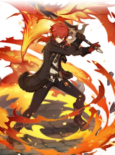 Diluc — Pyro Claymore character | Genshin Impact