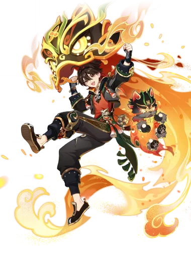 Gaming — Pyro Claymore character | Genshin Impact