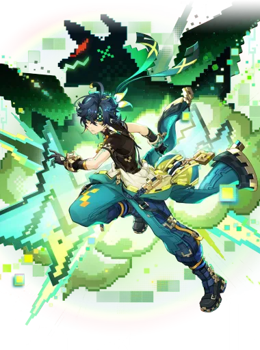 Kinich — Eight-Bit Artistry outfit | Genshin Impact