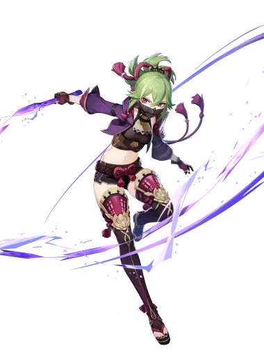 Kuki Shinobu — Electro Sword character | Genshin Impact
