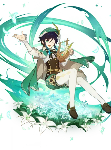 Venti — Breezy Ode outfit | Genshin Impact