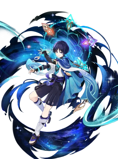 Wanderer — A Wrathful Void outfit | Genshin Impact